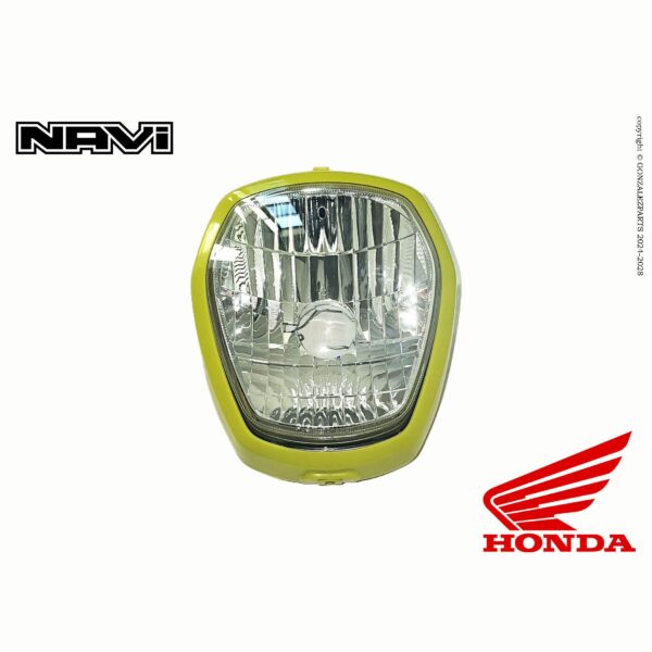 Honda Headlight & Cover Kit Hopper Green 2022-2023 Navi Nva110B OEM Front View