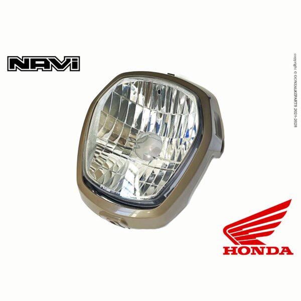 Honda Headlight & Cover Kit Ladakh Brown 2022-2023 Navi Nva110B OEM Down View