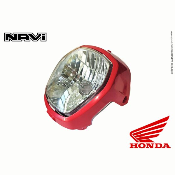 Honda Headlight & Cover Kit Patriot Red 2022-2023 Navi Nva110B OEM Left View