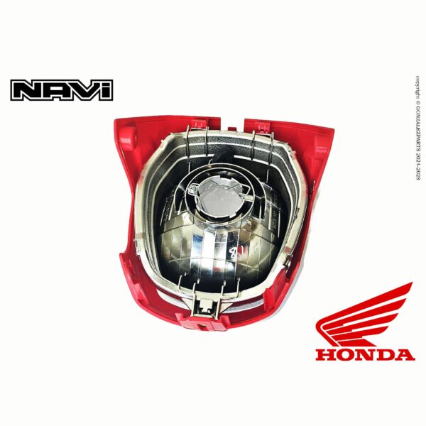 Honda Headlight & Cover Kit Patriot Red 2022-2023 Navi Nva110B OEM Rear View