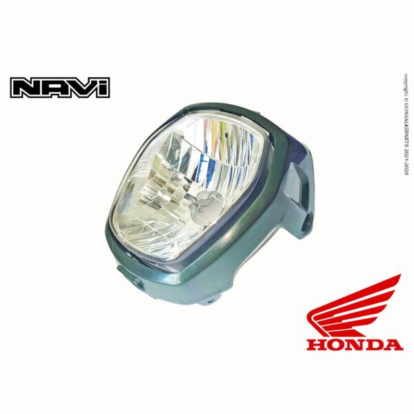 Honda Headlight & Cover Kit Ranger Green 2022-2023 Navi Nva110B OEM Left View