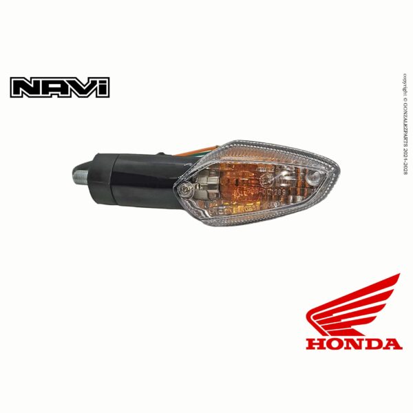 Honda Left Front Turn Signal 2022-2023 Navi Nva110B OEM 33450-K74-A01 Front View