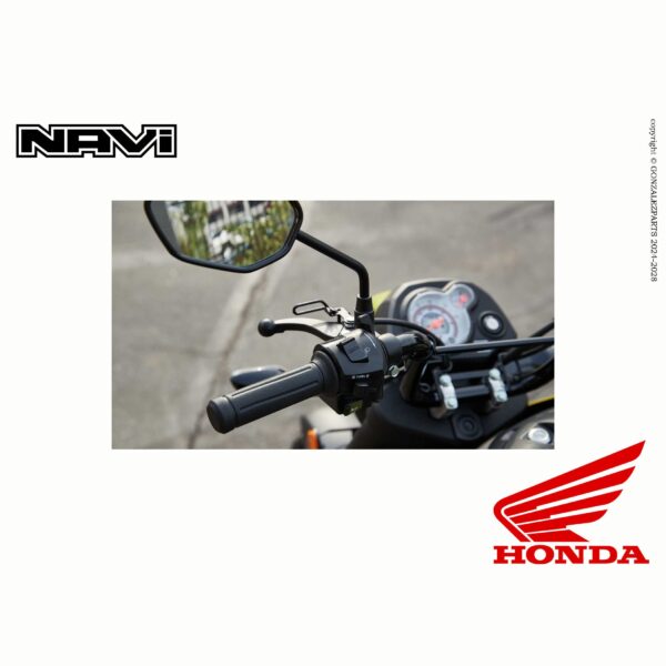 Honda Left Hand Handlebar Grip 2022-2025 Navi Nva110B OEM 53166-KPL-901 Installed View