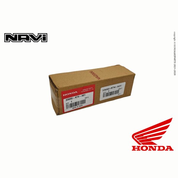 Honda Left Rear Turn Signal 2022-2023 Navi Nva110B OEM 33650-K74-A01 Packed View