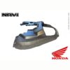 Honda Rear Cowl Fairing 2022-2025 Navi Nva110B OEM 83800-K74-N00ZA Side View
