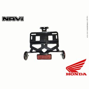 Honda Rear License Plate Bracket 2022-2025 Navi Nva110B Genuine OEM Front View