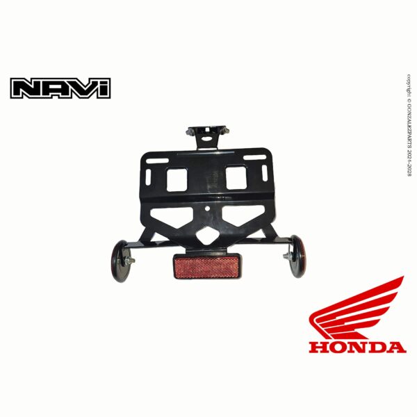 Honda Rear License Plate Bracket 2022-2025 Navi Nva110B Genuine OEM Front View