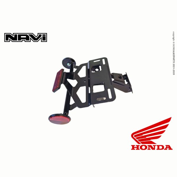 Honda Rear License Plate Bracket 2022-2025 Navi Nva110B Genuine OEM Side View