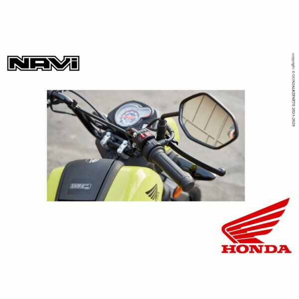 Honda Right Hand Throttle Grip 2022-2024 Navi Nva110b OEM 53146-K74-A00 Installed View