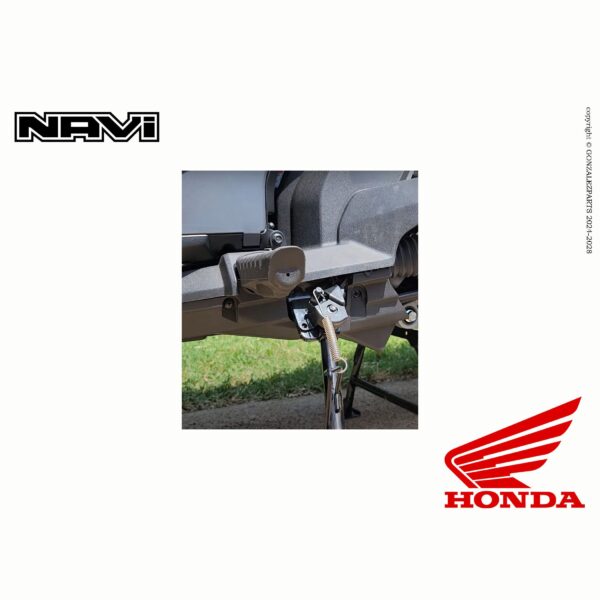 Honda Spring Side Stand 2022-2025 Navi Nva110B OEM 50536-K74-A00 Installed View