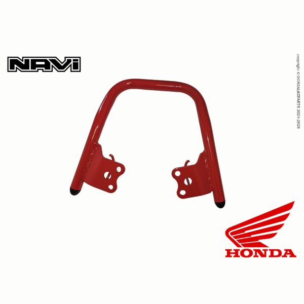 Rear Grip 2022-2023 Honda Navi Nva110B OEM Sports Red 50400-K74-N80ZK Front View