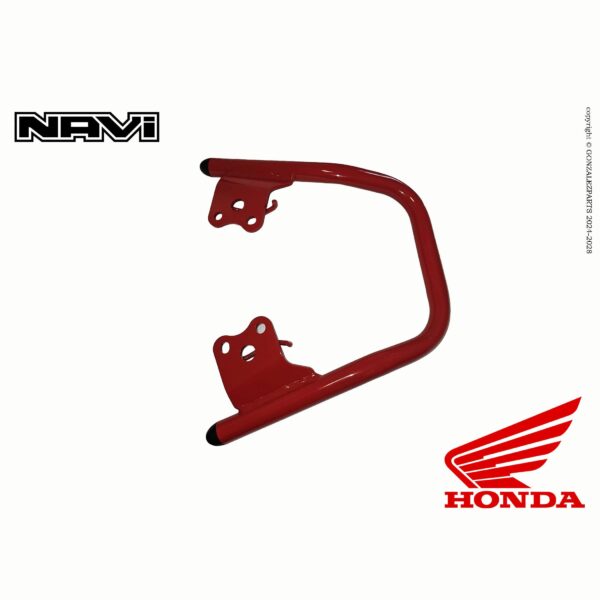 Rear Grip 2022-2023 Honda Navi Nva110B OEM Sports Red 50400-K74-N80ZK Side View
