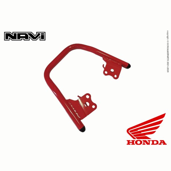 Rear Grip 2022-2023 Honda Navi Nva110B OEM Sports Red 50400-K74-N80ZK Front Side View