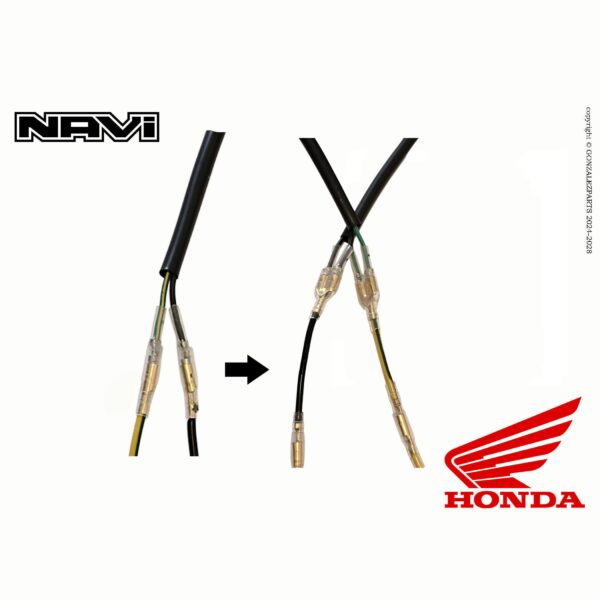 Honda Left Brake Lever Upgrade Kit 2022-2025 Navi Nva110b Front Side View